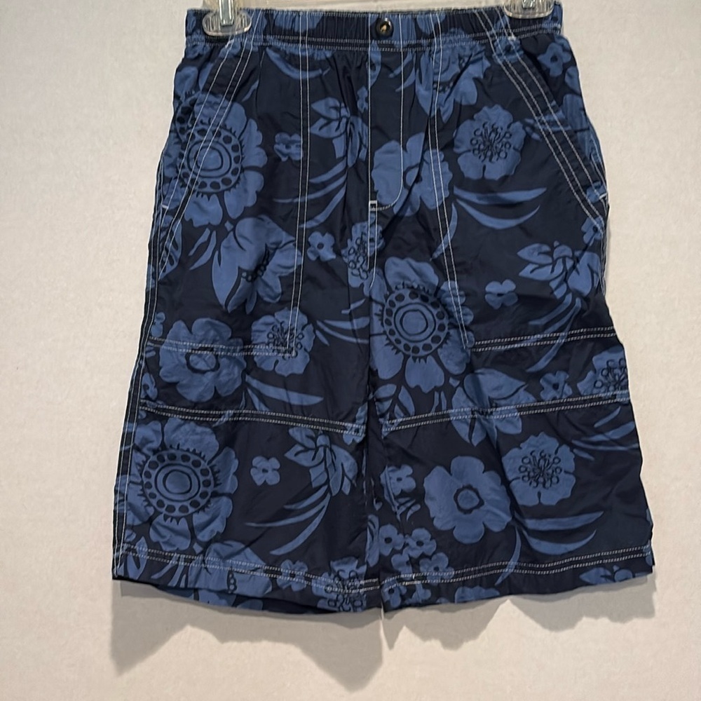 Lands’ End - boys swim trunks. Size medium.  Blue